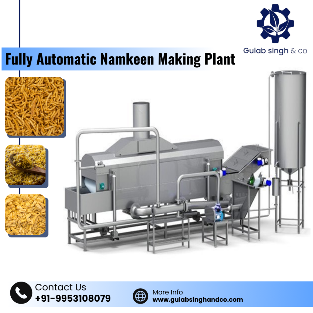 Fully Automatic Namkeen Making Plant Manufacturer